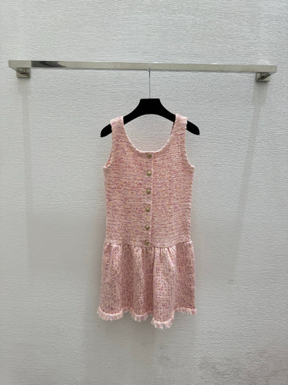 Chanel 2026 Vest Yellow Pink Cotton Wool 397715