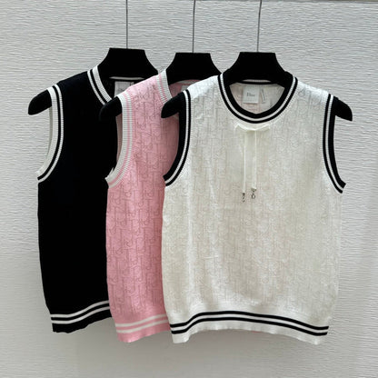 Dior 2026 Vest with Logo Cashmere 445630