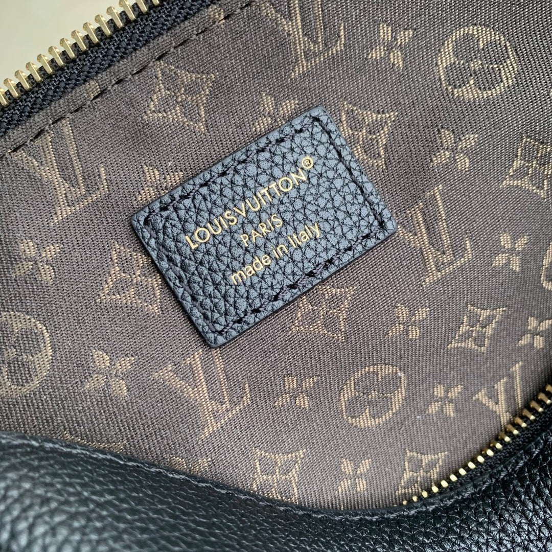 LV 2025 Multipass Bag Black mix Brown Canvas Calfskin 347360