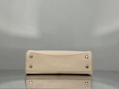 Balenciaga Medium Bag 35 Beige Calfskin Sliver Hardware