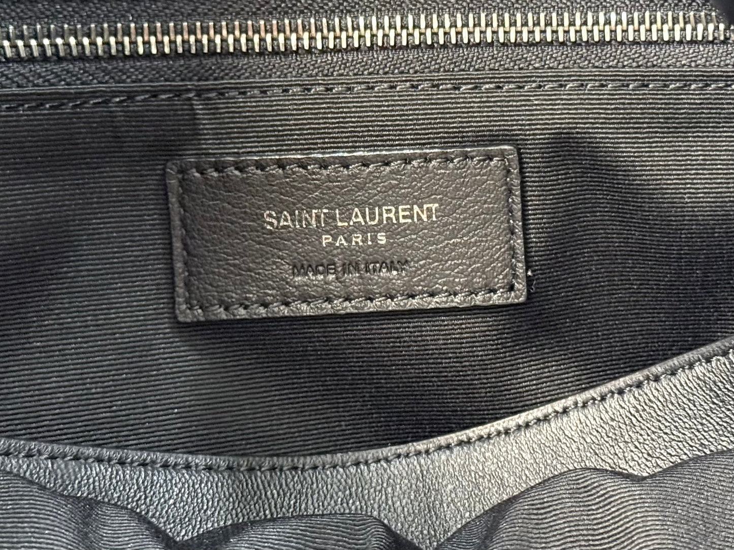 YSL Niki Shopping Bag 33 Black Quilted Calfskin