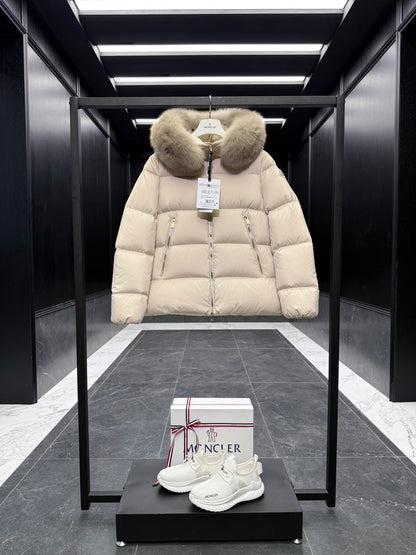 MC 25 Down Jacket Ivory White Polyester 0016