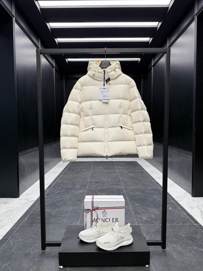 MC 25 Down Jacket Ivory White Polyester 0019