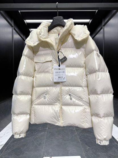 MC 25 Down Jacket Glossy White Polyester 0013