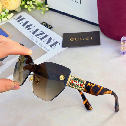 MIRRORED BUTTERFLY FRAME SUNGLASSES 571497 IN ACETATE EMBOSSED LOGO