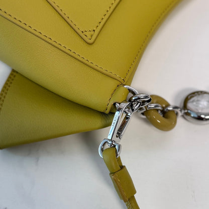 Loewe Ola Medium Bag Mustard Olive Calfskin 274670