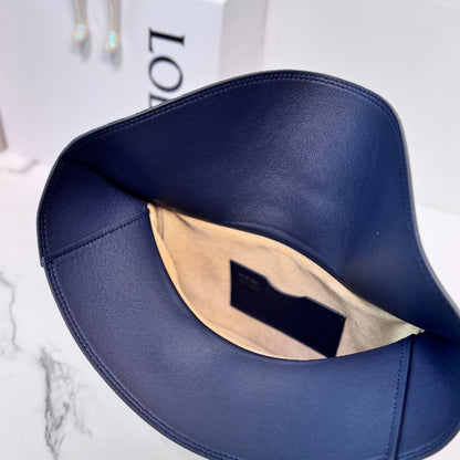 Loewe Ola Medium Bag Navy Blue Calfskin 274666