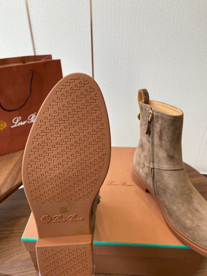 LP latest short boots light brown suede 388105