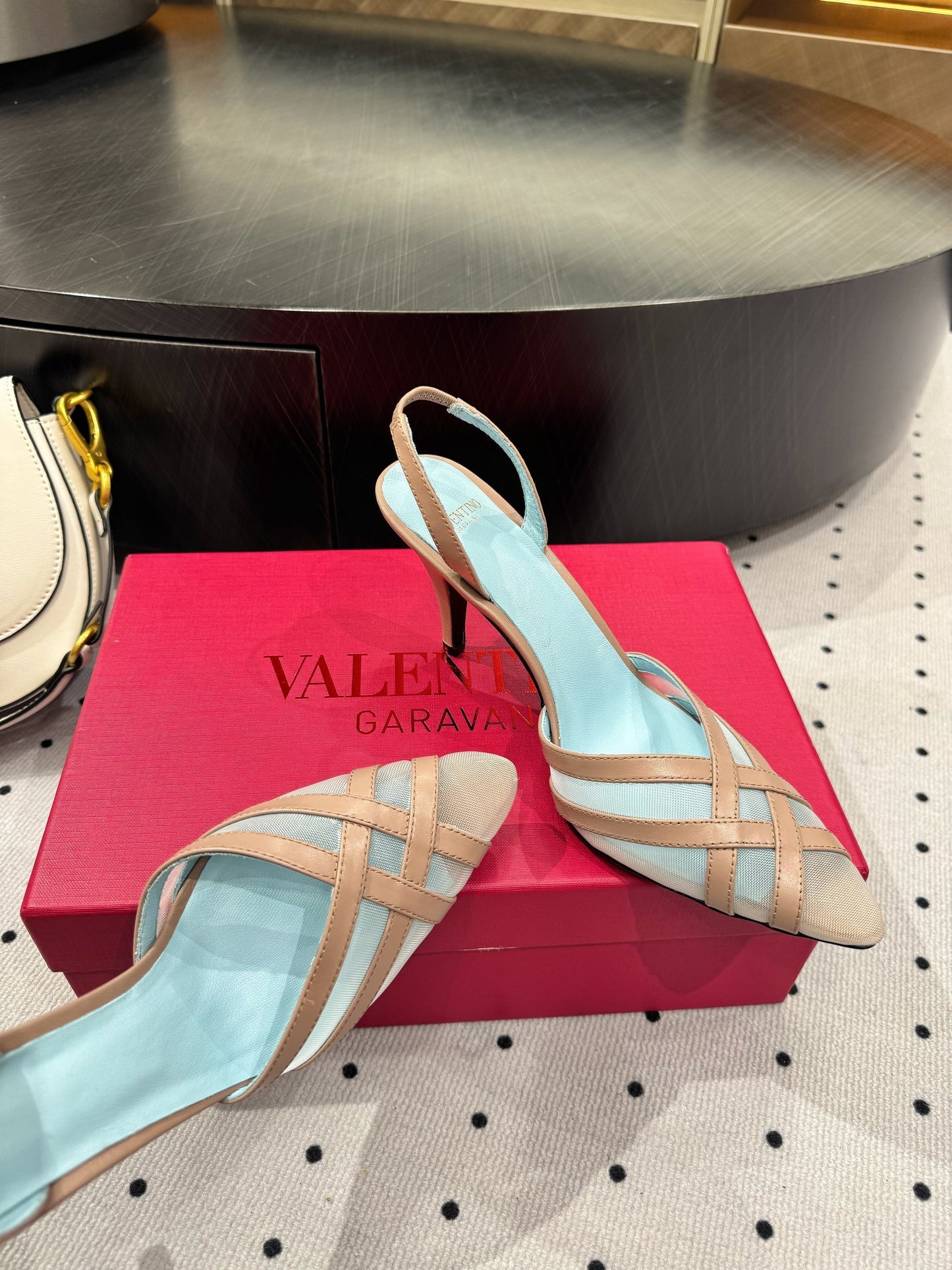 VT 25 Mesh Slingback Pink Sheepskin 327590