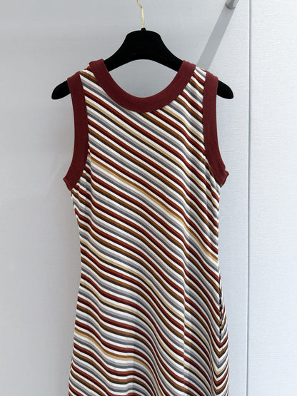 Chanel 2026 Maxi Dress Red Cotton 598960