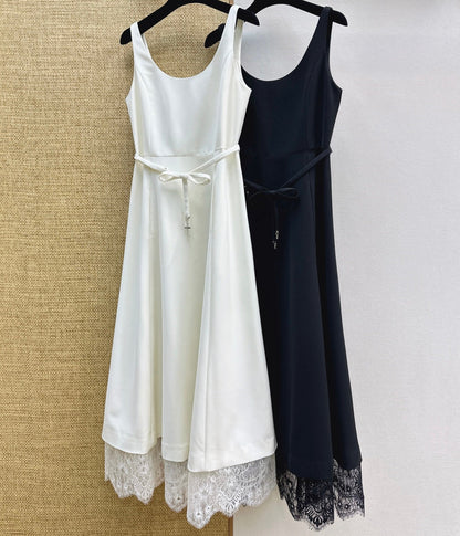 Dior 2026  Lace-trimmed Slip Dress Lace Cotton 403717