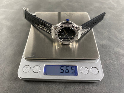 Hublot Classic Fusion 33mm Watch Black Dial And Black Leather Strap