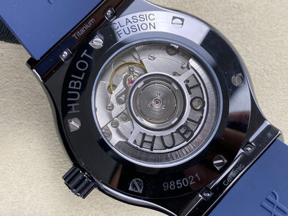 Hublot Classic Fusion Blue 42mm Blue Dial Rubber Strap