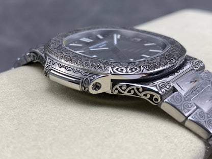 Patek Philippe Nautilus 5711 Maori Motif 40mm Dark Gray Dial Stainless Steel Case