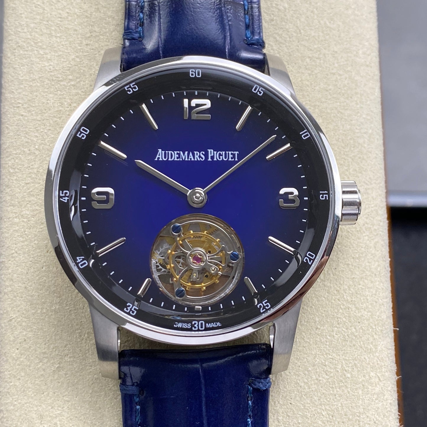 Audemars Piguet Code 11.59 Selfwinding Flying Tourbillon Blue Dial