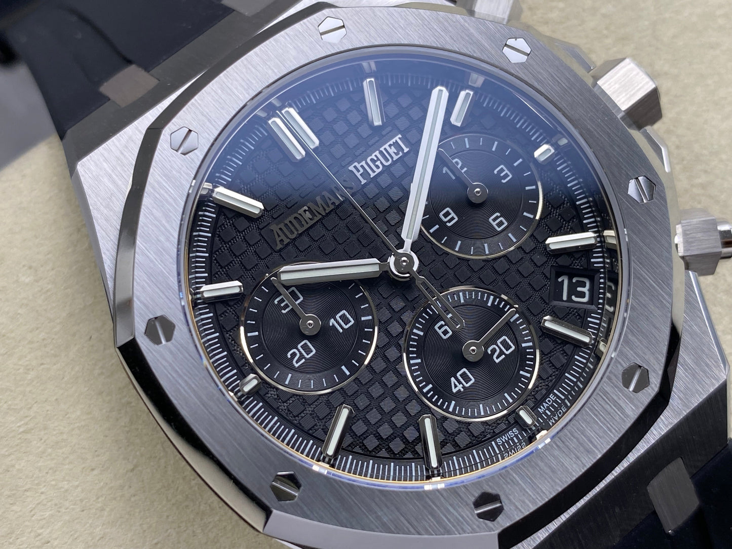 Audemars Piguet Royal Oak Chronograph 41mm Steel Case Black Dial