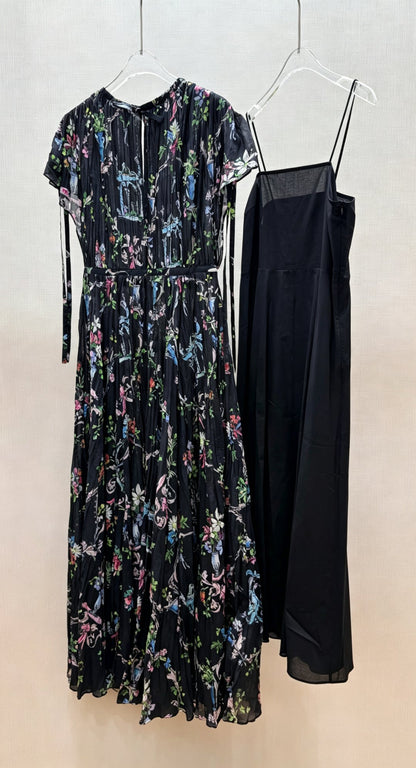 Dior 2026 Maxi Dress Black Cotton 628334