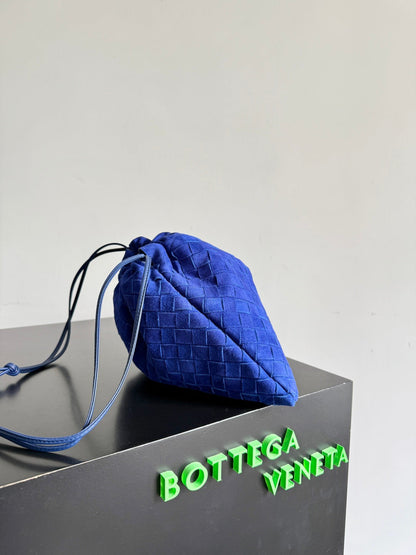 Bottega Veneta 2026 Dust Bag 32cm Blue Suede 137068
