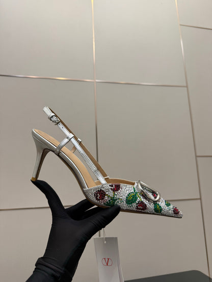 VT 26s Slingback 80 Crystal Colorful Leather 725843