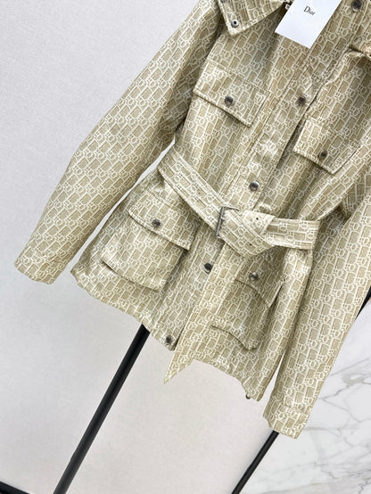 CD 25 Polyester Jacquard Hooded Jacket