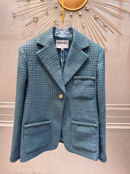 CC 25 Suit Turquoise Tweed 10801090