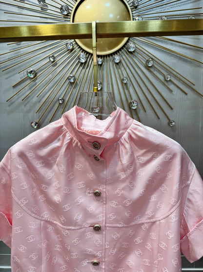 Chanel 2026 Taffeta Jacket Pink Silk