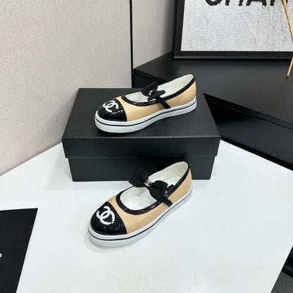 Chanel 2026 Ballet Flat Patent Leather Sheepskin 823042