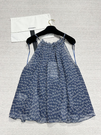 CC 25 Camisole Blue Silk