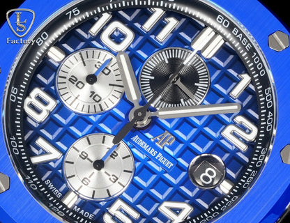 Audemars Piguet Royal Oak Offshore Chronograph 44mm Blue Case Blue Silver Dial