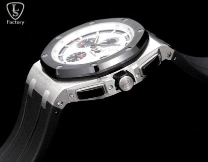 Audemars Piguet Royal Oak Offshore Chronograph 41mm Steel Case Black White Dial