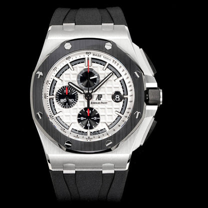Audemars Piguet Royal Oak Offshore Chronograph 41mm Steel Case Black White Dial