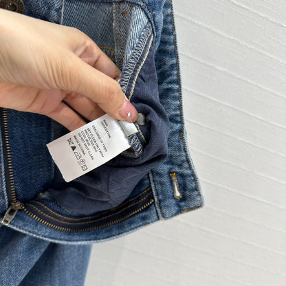 Loewe 25 Sickle Jeans Blue Denim Cotton