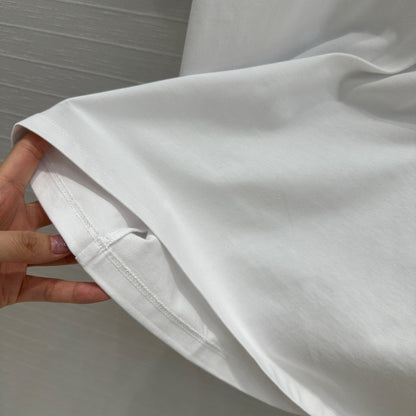 Gucci 25 Printed Short-sleeved T-shirt White Cotton