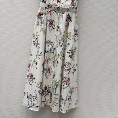 Dior 2026 Print Slip Dress Cotton 401997