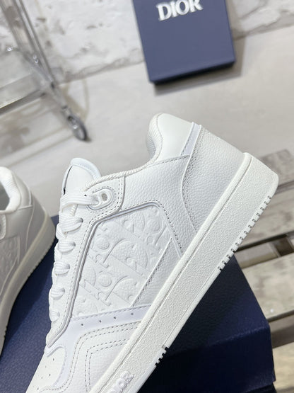 CD B27 Sneaker 30mm In White Calfskin 100629