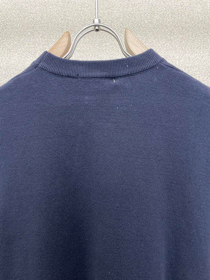 GC 2026 Men's  Shirt Navy Blue Embroidered Silk Cotton 698847