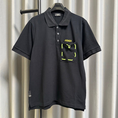 Fendi 2026 Men's Short-Sleeve Polo Shirt Cotton 830414