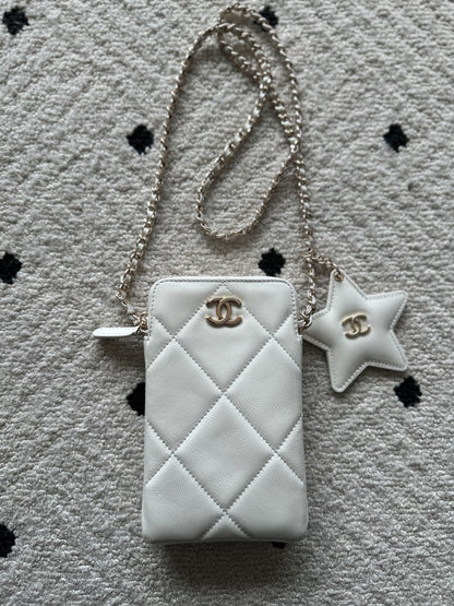 Chane 2026 Phone Case With Star Calfskin