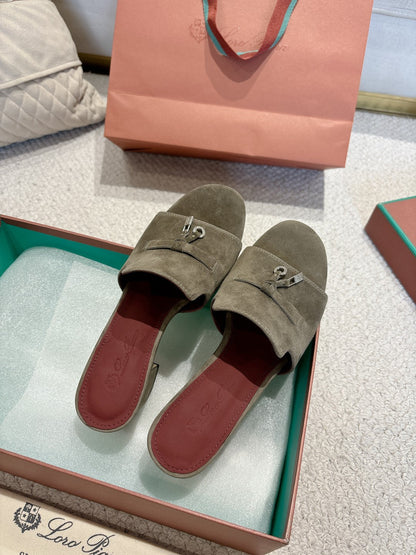 LP 25 Summer Charm Sandal 55 Rock Olive Suede