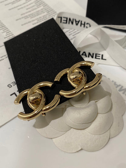 CC Double C Large Backpack Gold Earrings