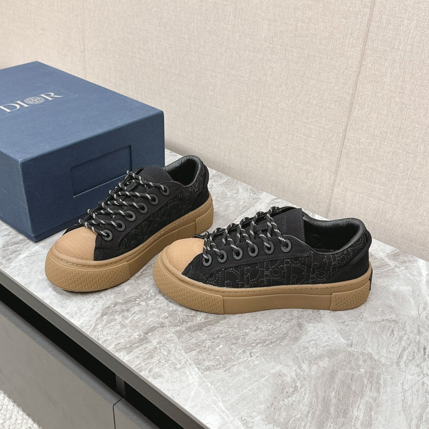 CD And Stone Island B33 Sneaker â€“ Limited And Numbered Edition Black Canvas
