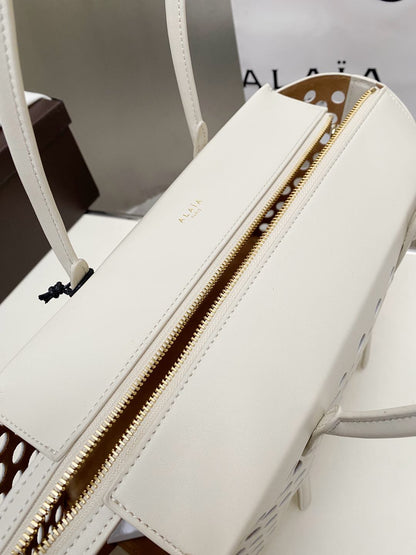 Alaia NEO MINA 32 BAG WHITE CALFSKIN 243008