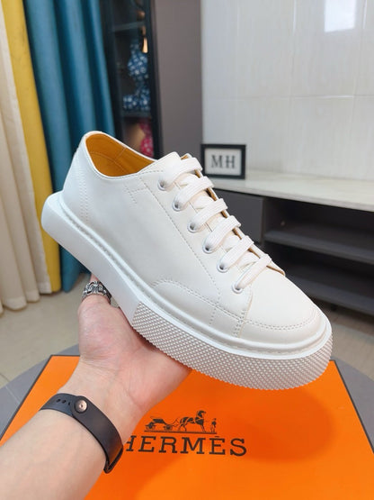 HM IRWIN SNEAKER WHITE CALFSKIN