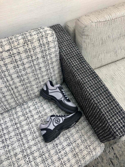 CC Sneaker Grey Black Fabric