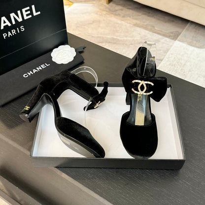 CC Mary Janes Black Velvet