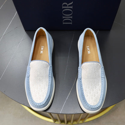 CD GRANVILLE BASIC LOAFER LIGHT BLUE-GRAY JACQUARD