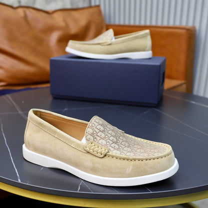 CD GRANVILLE BASIC LOAFER PASTEL YELLOW JACQUARD