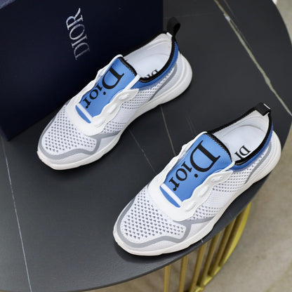 CD B21 Sneaker White Blue Knitted 643605