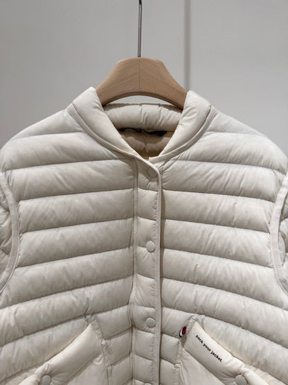 MC 2025 Jacket Pink And White Nylon Down