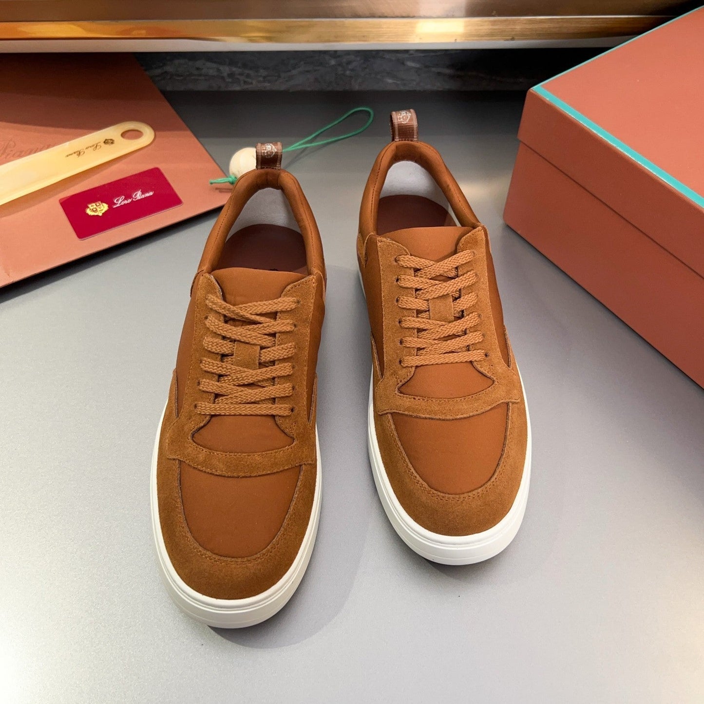 LP NEWPORT WALK SNEAKERS RUSSET SUEDE